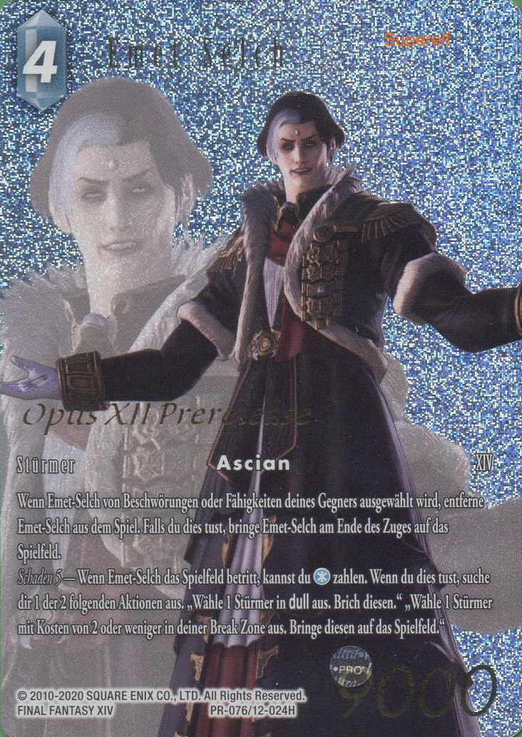 Final Fantasy Opus 12-024 H Emet-Selch Eis