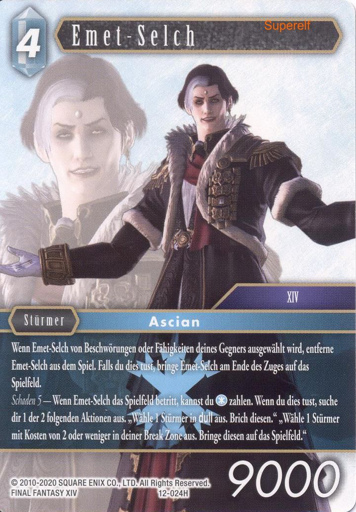 Final Fantasy Opus 12-024 H Emet-Selch Eis