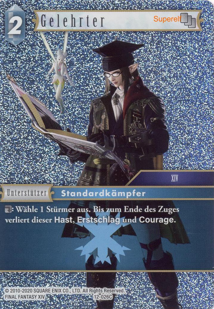 Final Fantasy Opus 12-026 C Gelehrter Eis