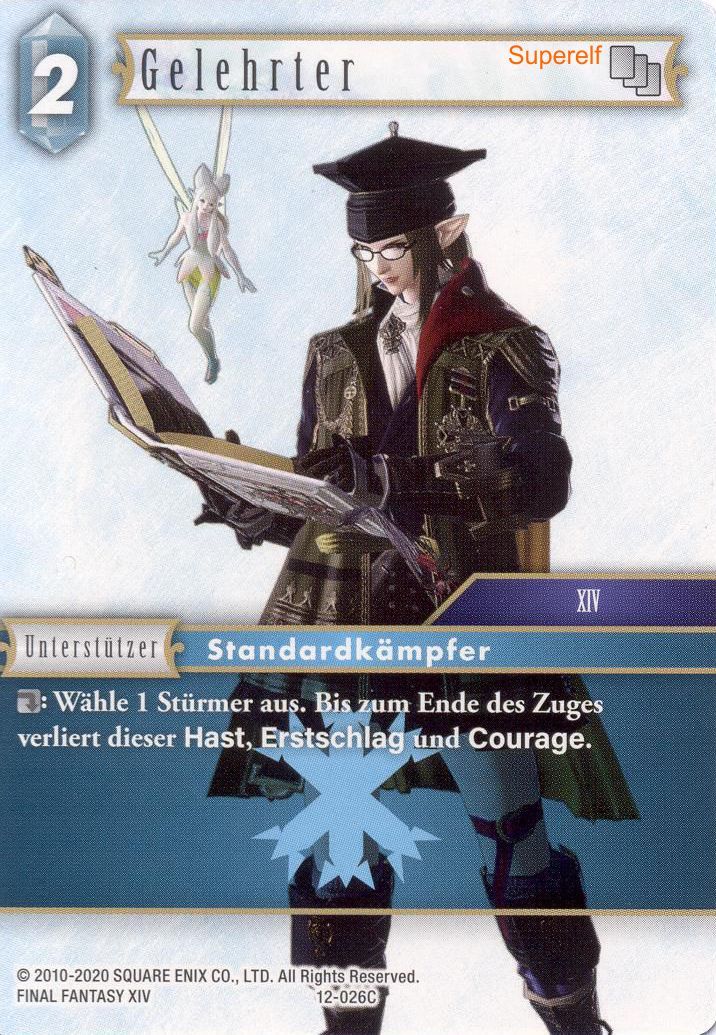 Final Fantasy Opus 12-026 C Gelehrter Eis