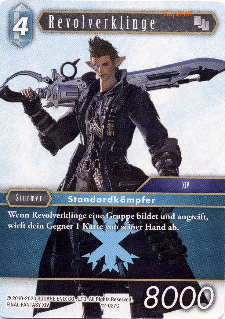 Final Fantasy Opus 12-027 C Revolverklinge Eis