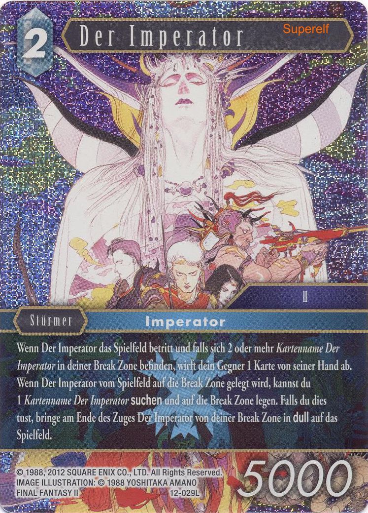 Final Fantasy Opus 12-029 L Der Imperator Eis