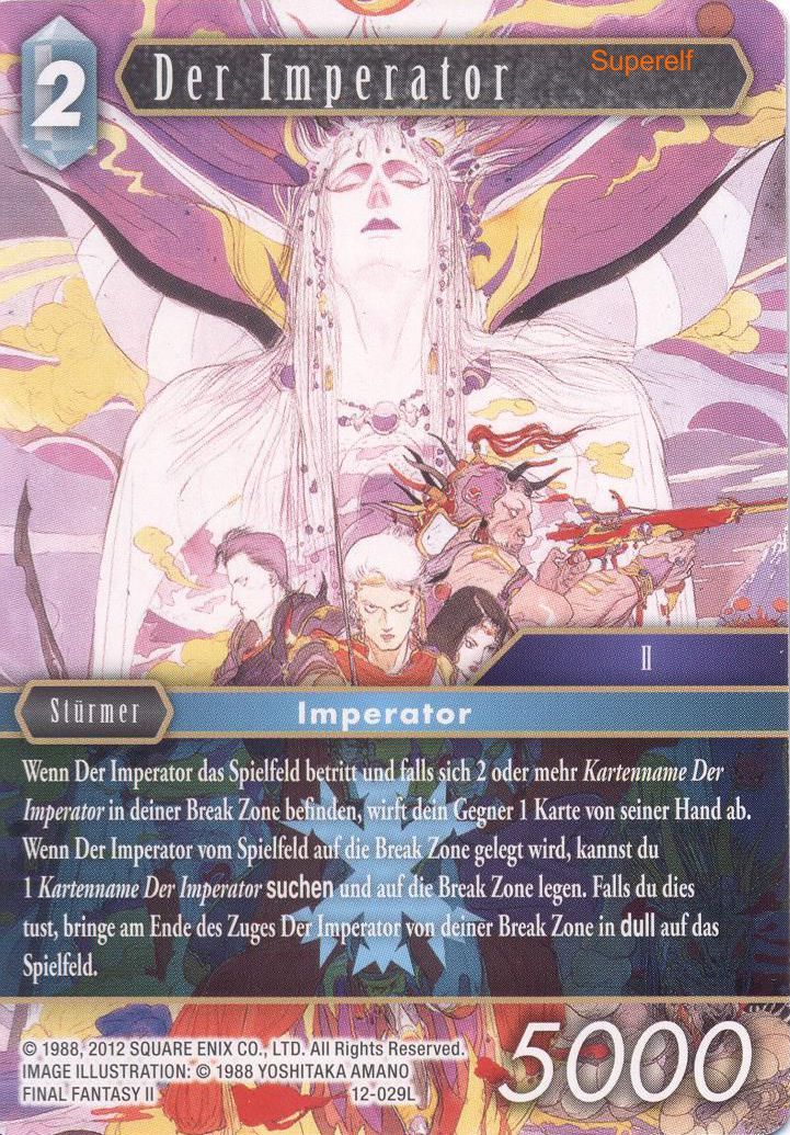 Final Fantasy Opus 12-029 L Der Imperator Eis