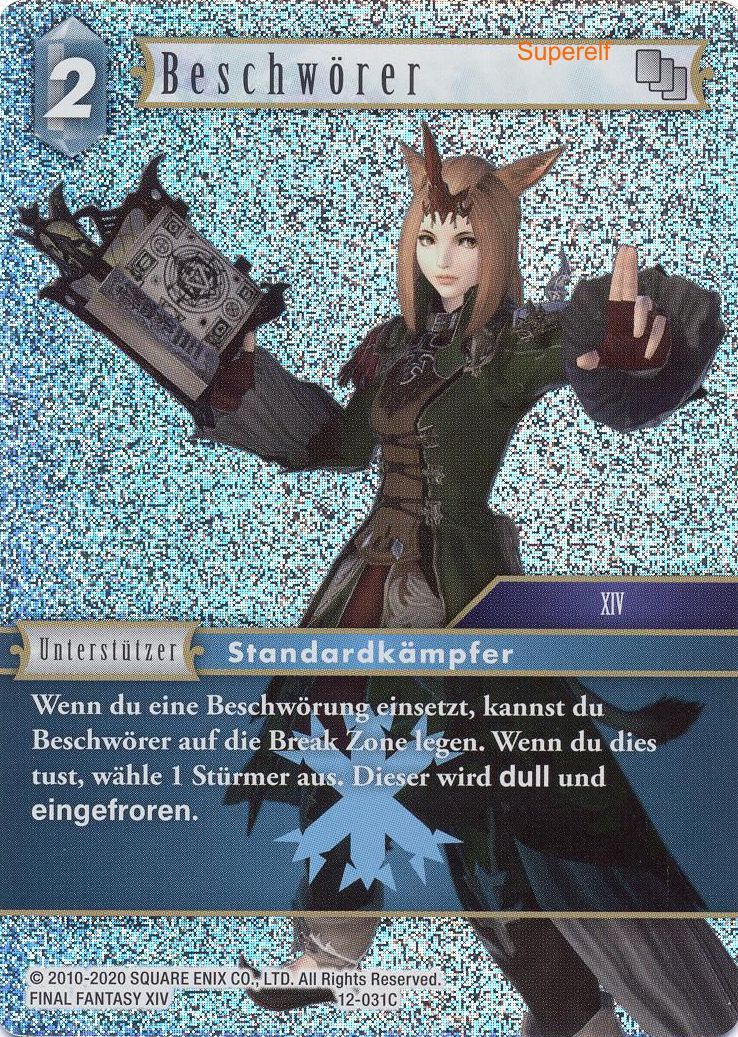 Final Fantasy Opus 12-031 C Beschwörer Eis