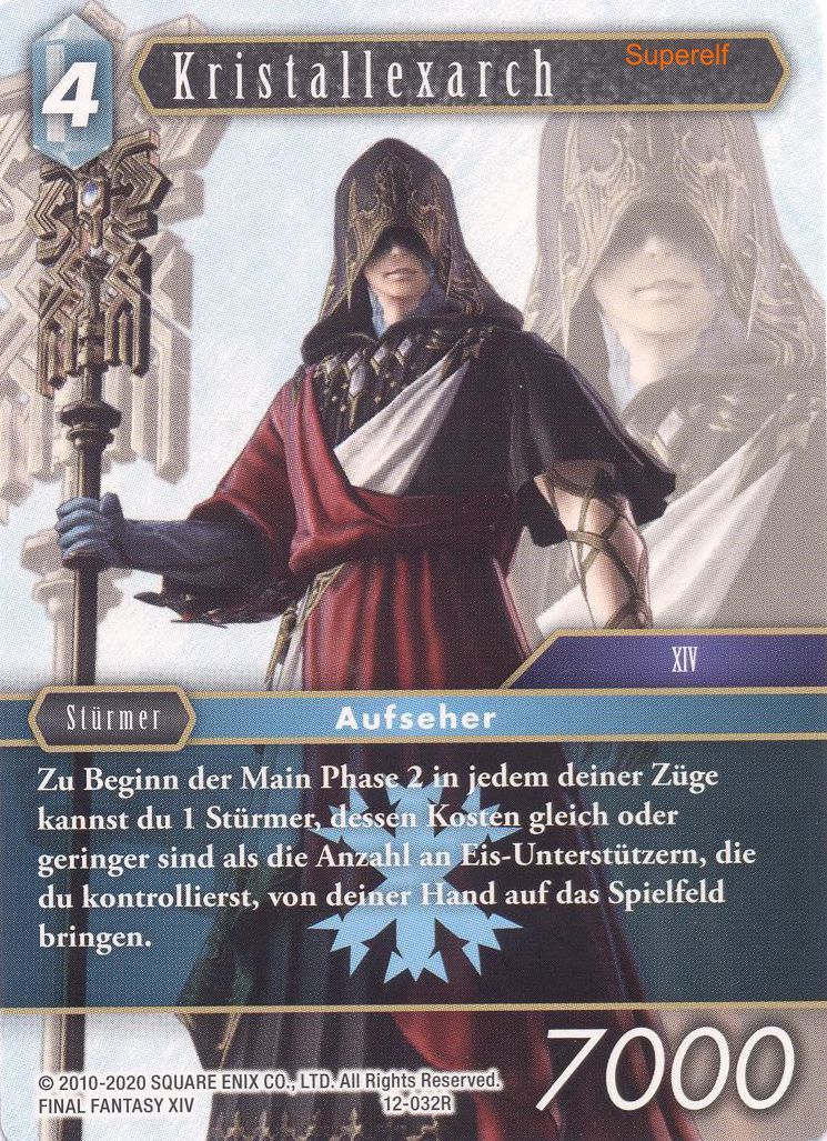 Final Fantasy Opus 12-032 R Kristallexarch Eis