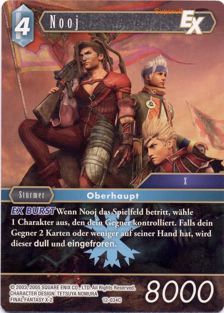 Final Fantasy Opus 12-034 C Nooj Eis
