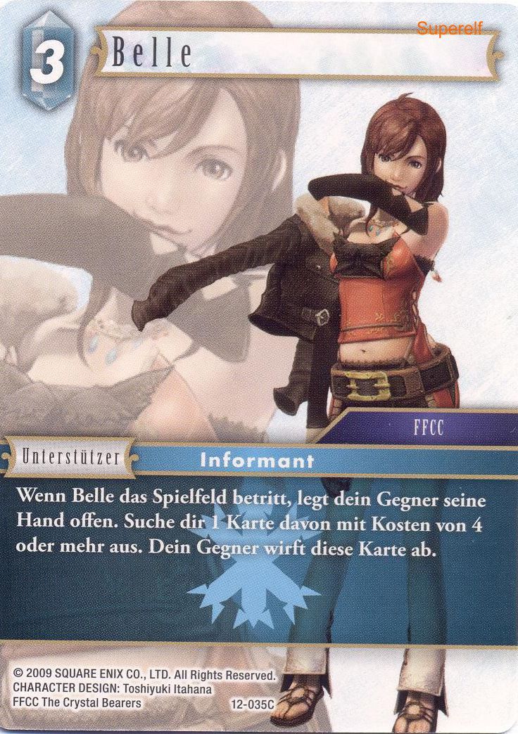 Final Fantasy Opus 12-035 C Belle Eis