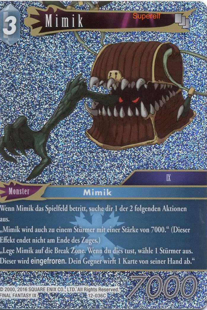 Final Fantasy Opus 12-036 C Mimik Eis