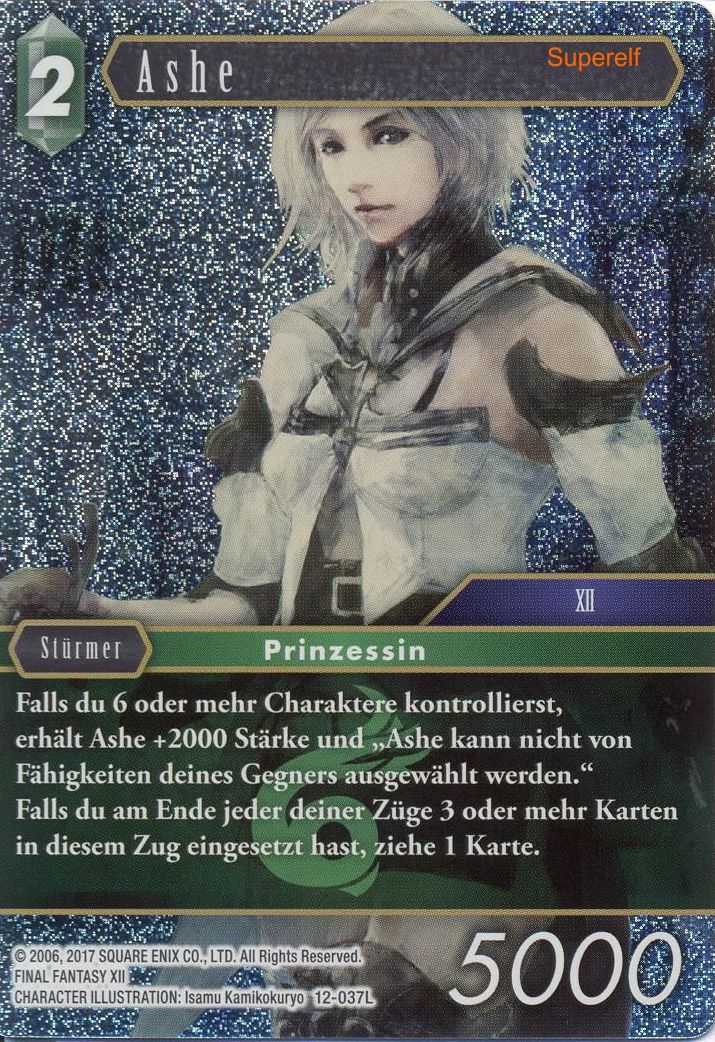 Final Fantasy Opus 12-037 L Ashe Wind