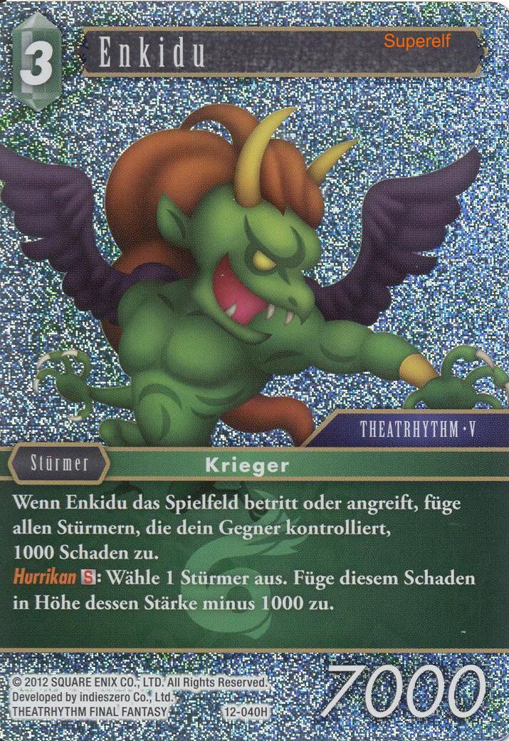 Final Fantasy Opus 12-040 H Enkidu Wind