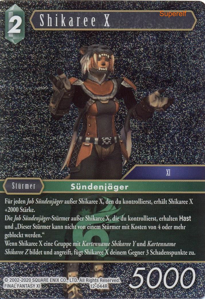 Final Fantasy Opus 12-044 R Shikaree X Wind