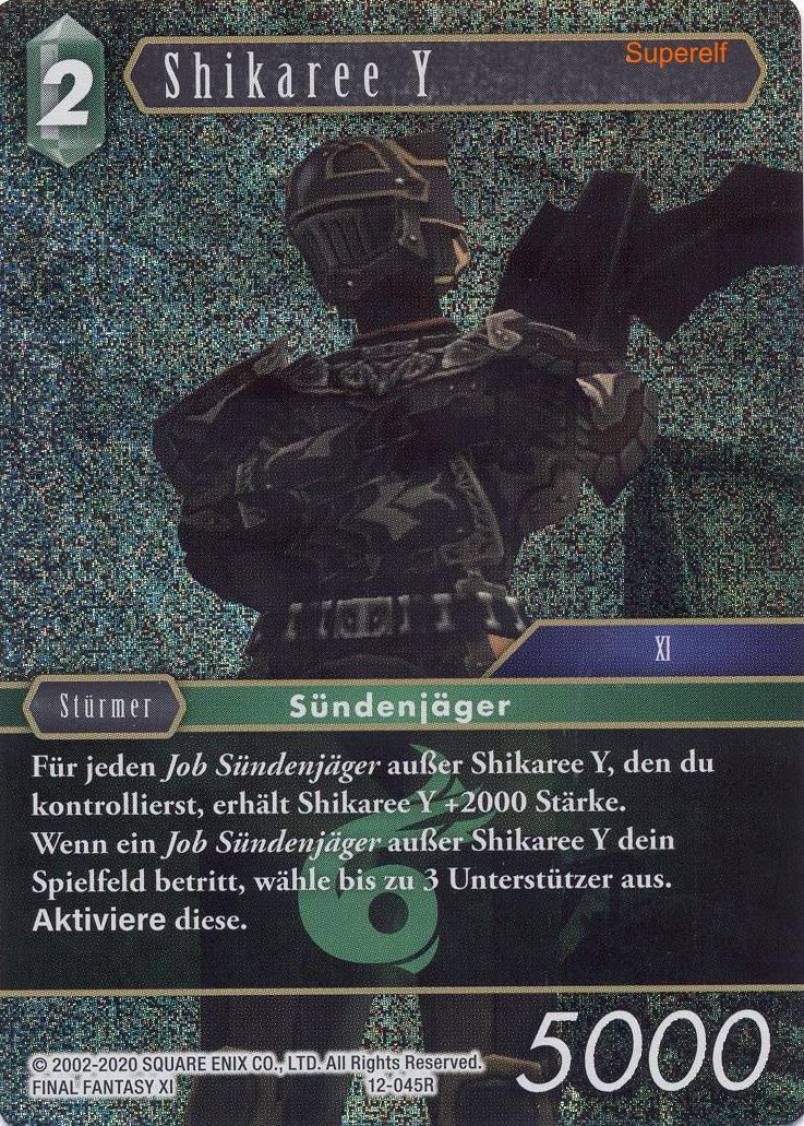 Final Fantasy Opus 12-045 R Shikaree Y Wind