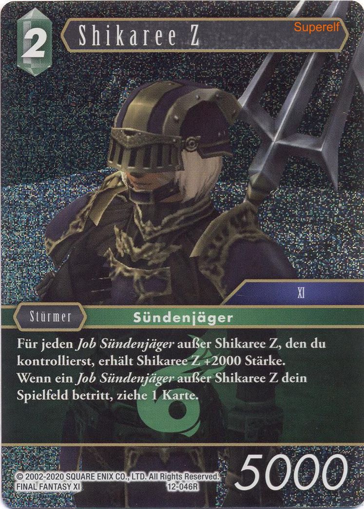 Final Fantasy Opus 12-046 R Shikaree Z Wind