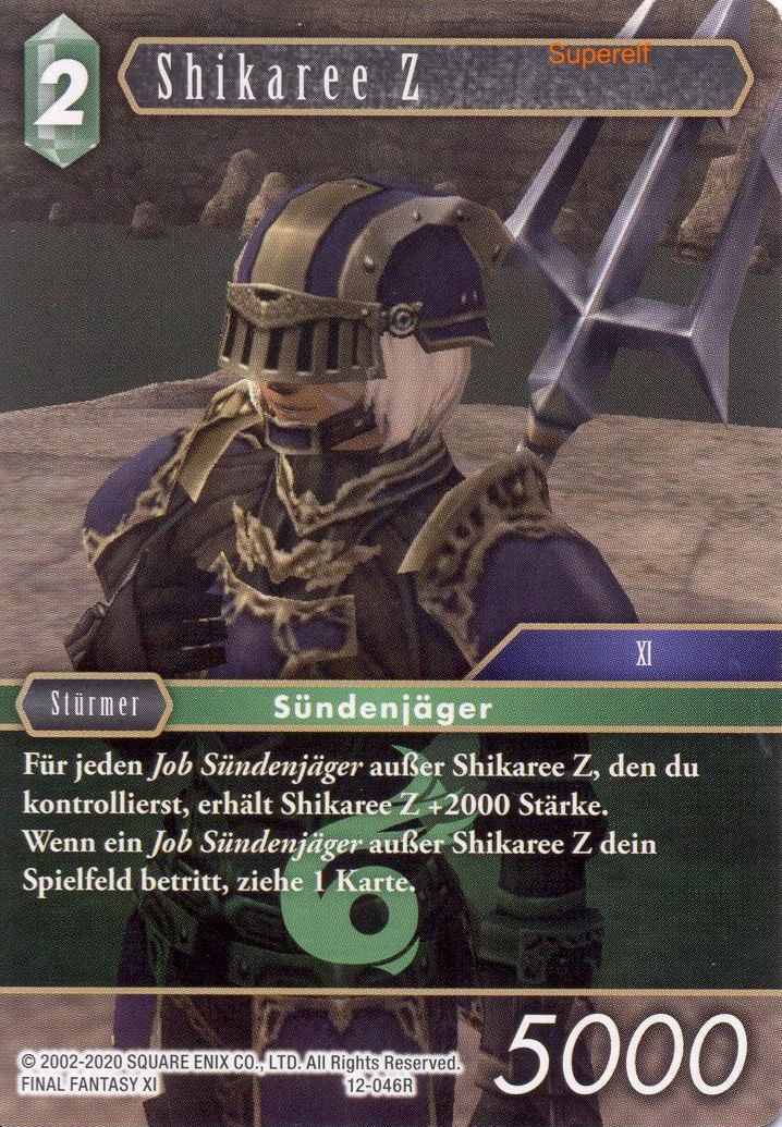Final Fantasy Opus 12-046 R Shikaree Z Wind