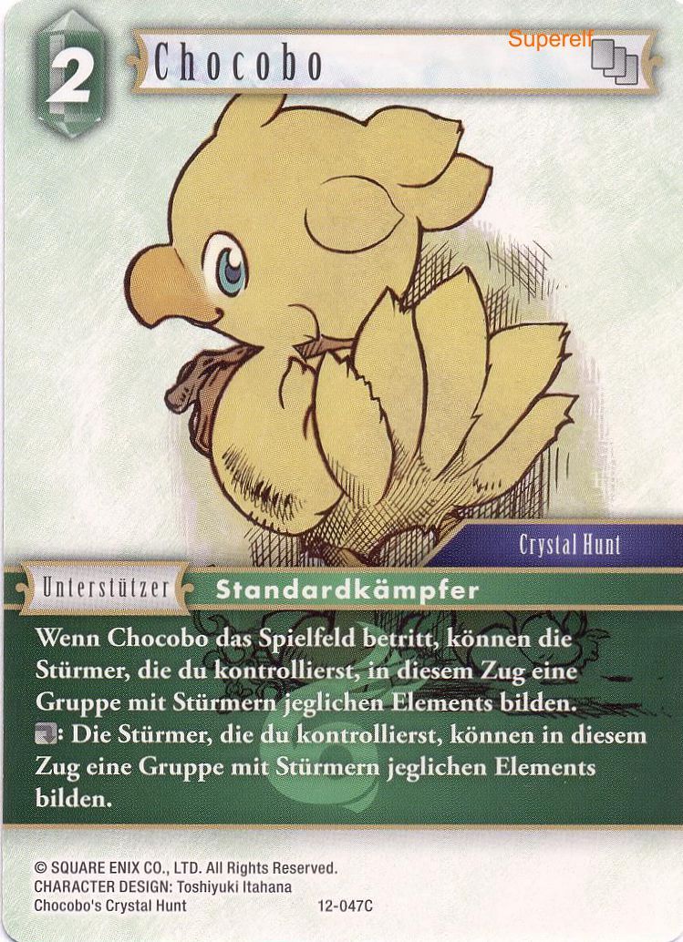 Final Fantasy Opus 12-047 C Chocobo Wind