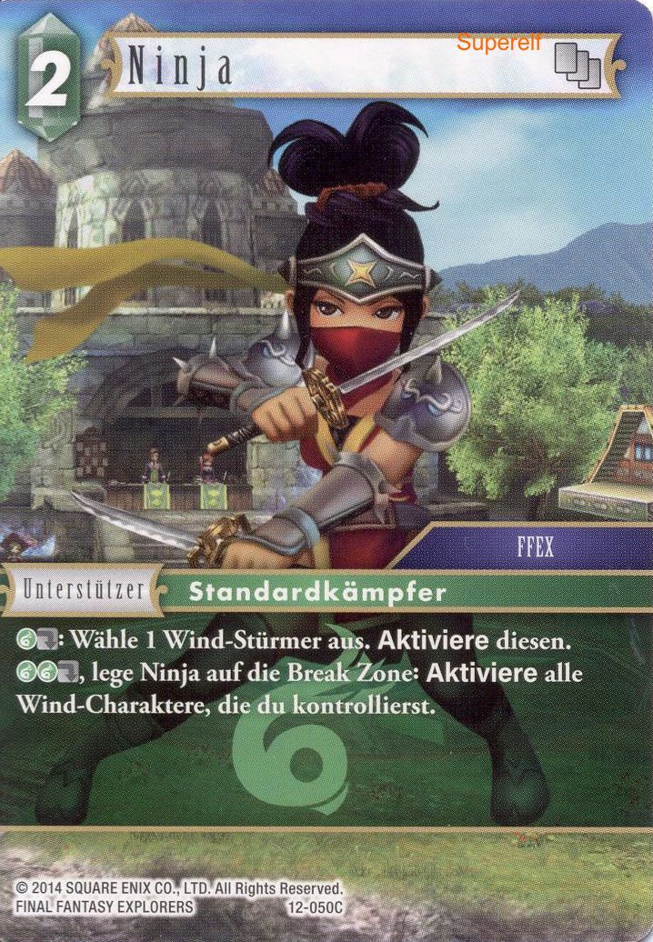 Final Fantasy Opus 12-050 C Ninja Wind