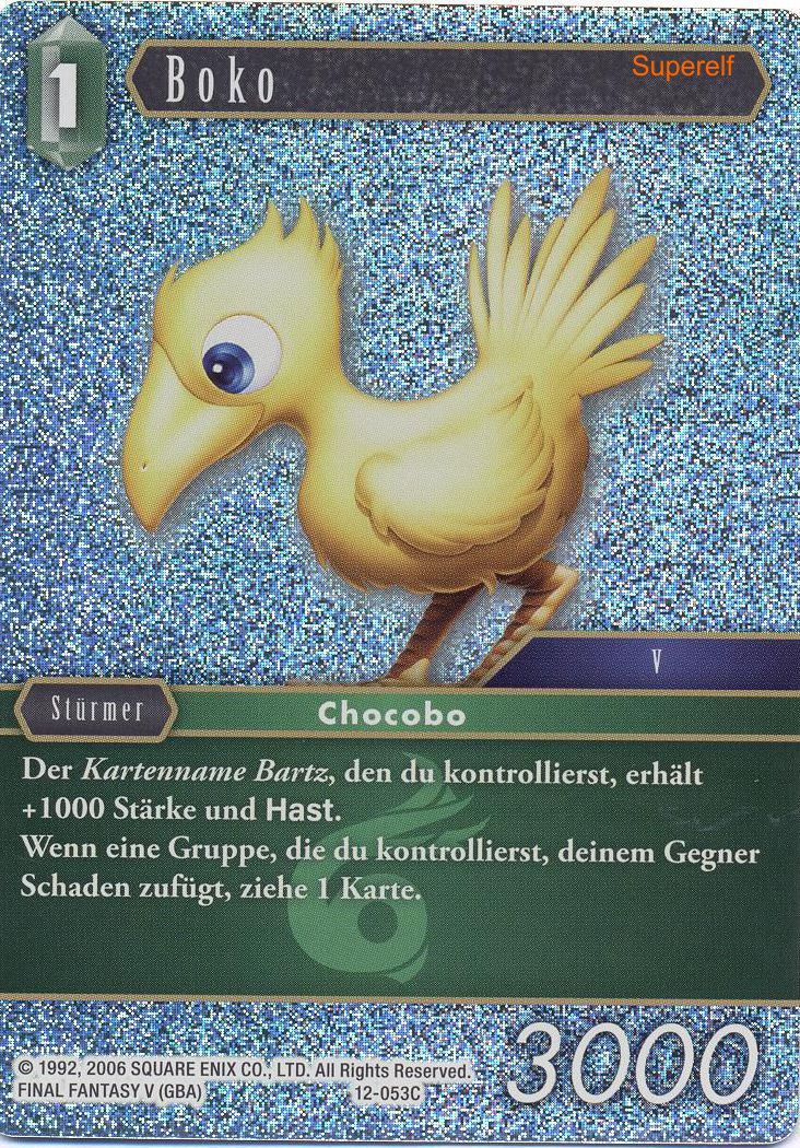 Final Fantasy Opus 12-053 C Boko Wind