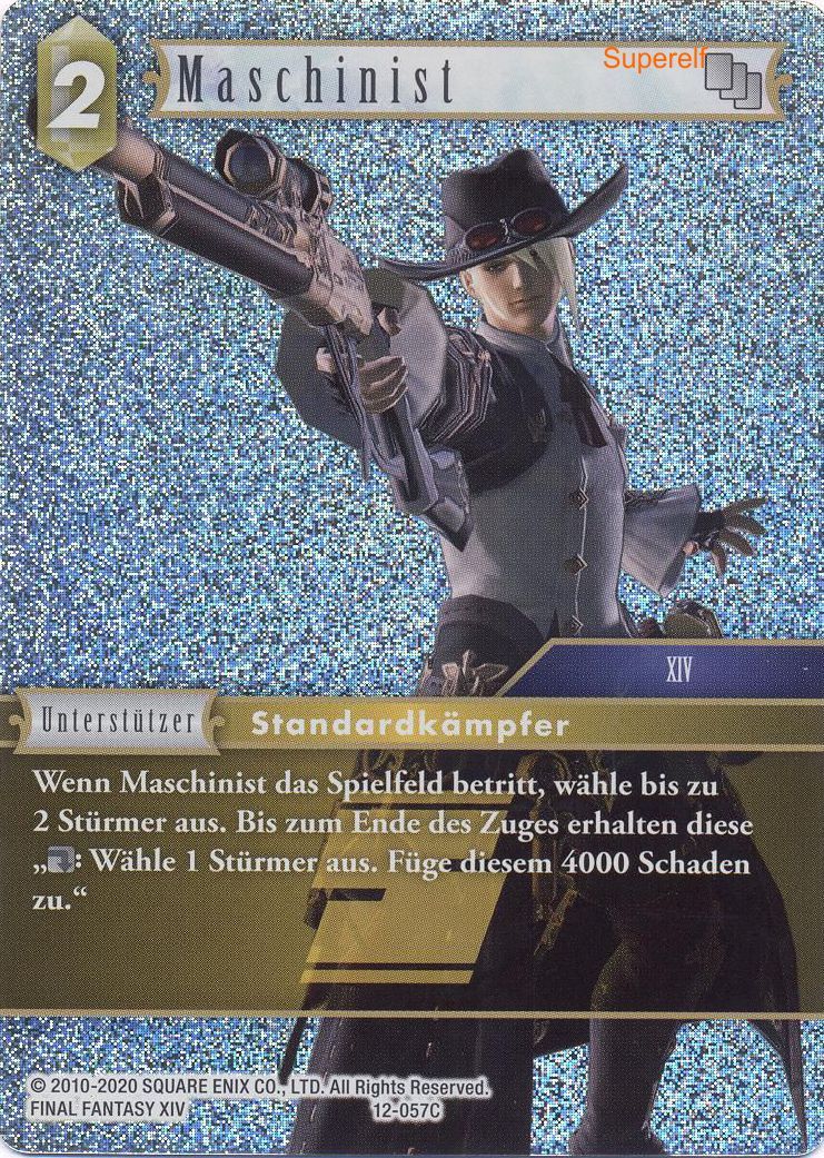 Final Fantasy Opus 12-057 C Maschinist Erde