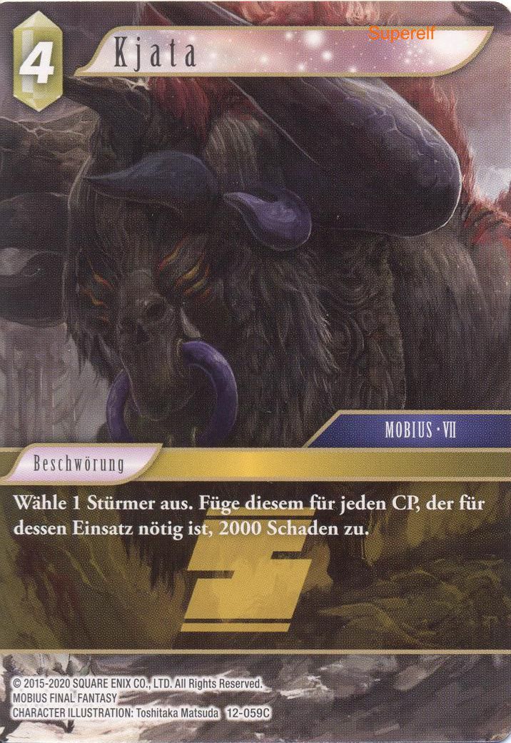 Final Fantasy Opus 12-059 C Kjata Erde