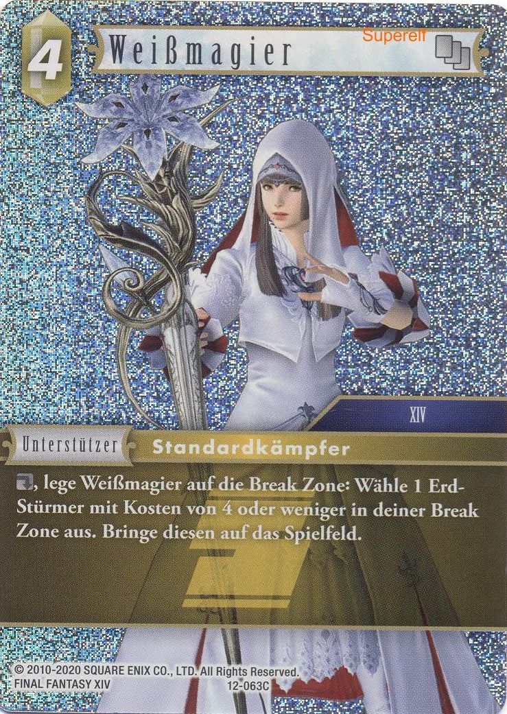 Final Fantasy Opus 12-063 C Weißmagier Erde