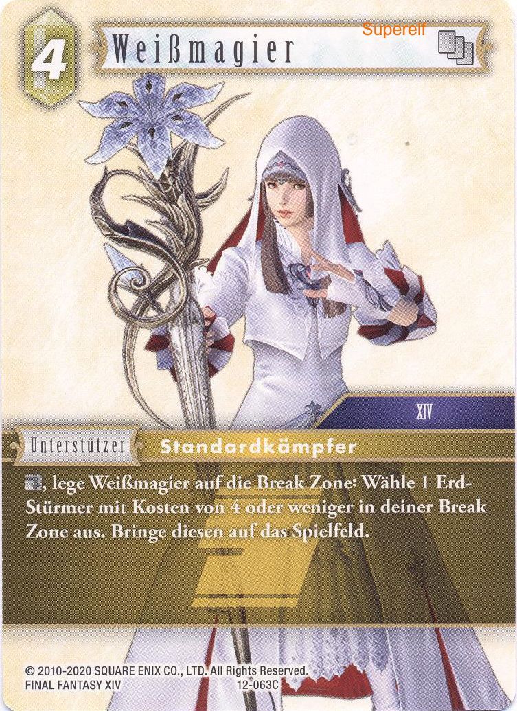 Final Fantasy Opus 12-063 C Weißmagier Erde