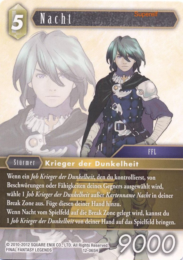 Final Fantasy Opus 12-065 H Nacht Erde