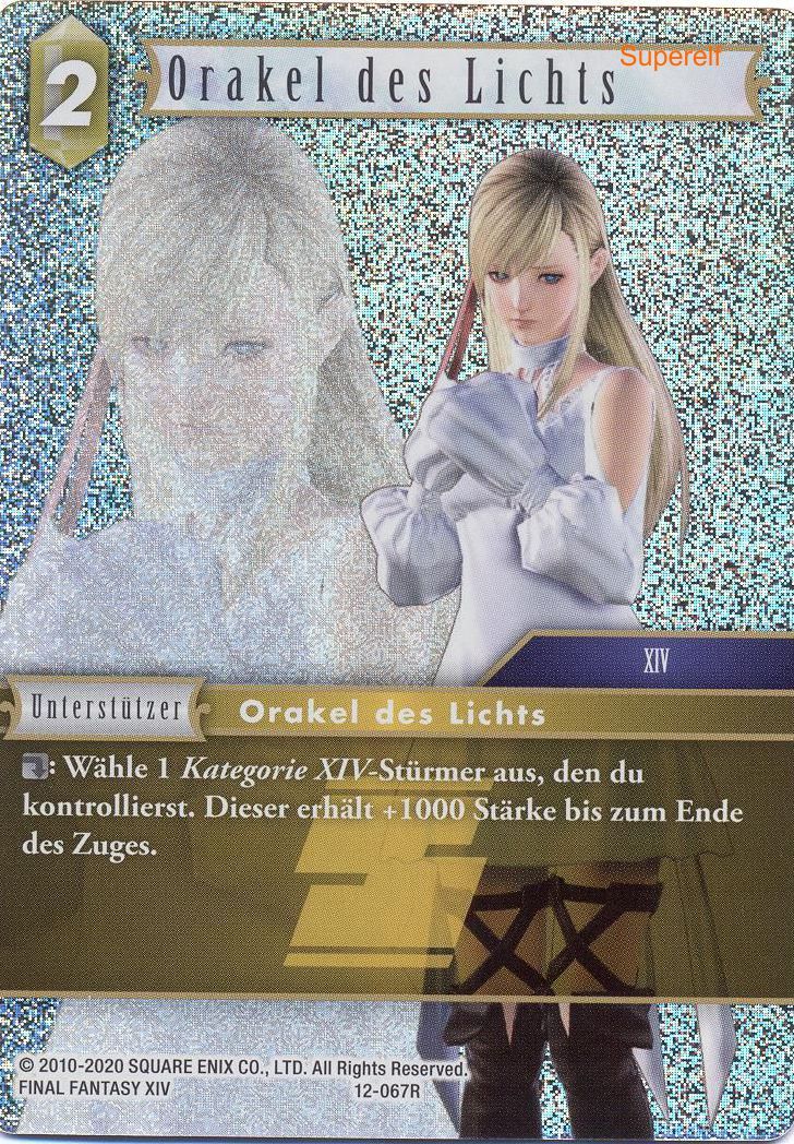Final Fantasy Opus 12-067 R Orakel des Lichts Erde