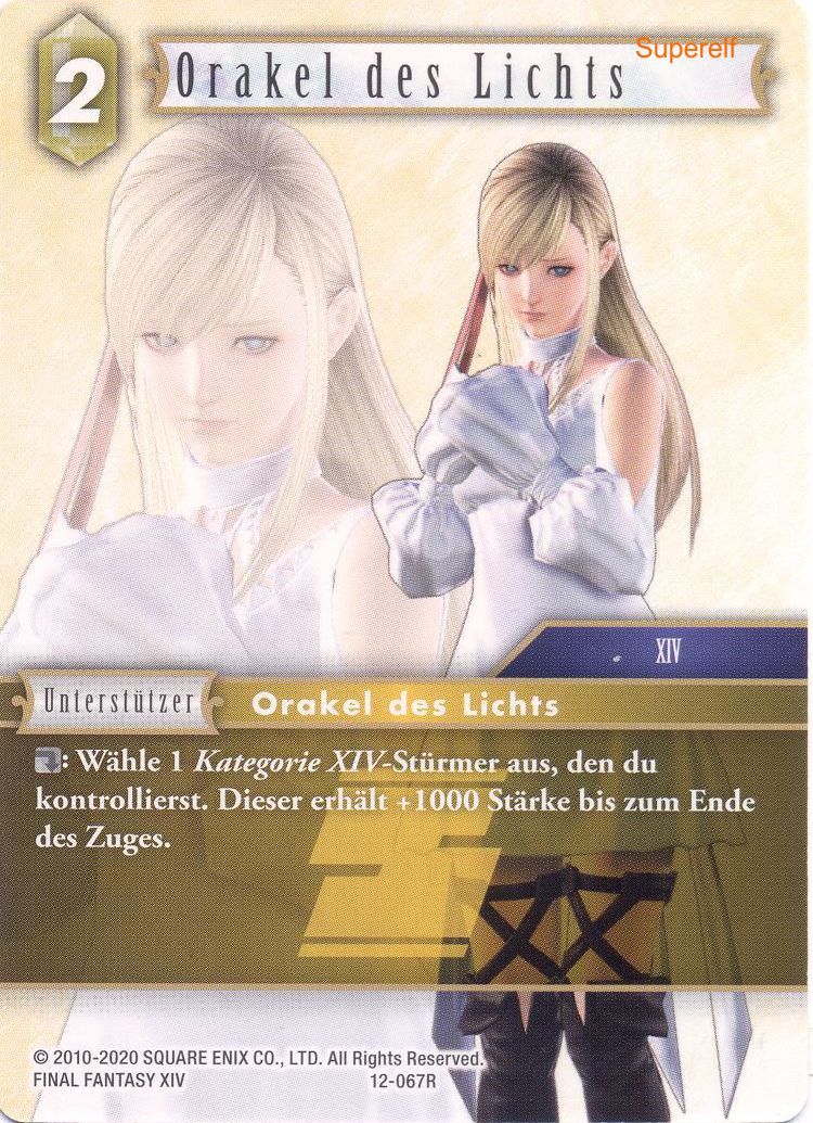 Final Fantasy Opus 12-067 R Orakel des Lichts Erde