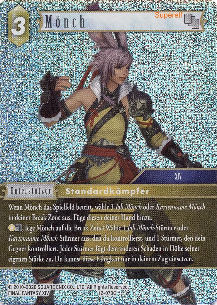 Final Fantasy Opus 12-070 C Mönch Erde
