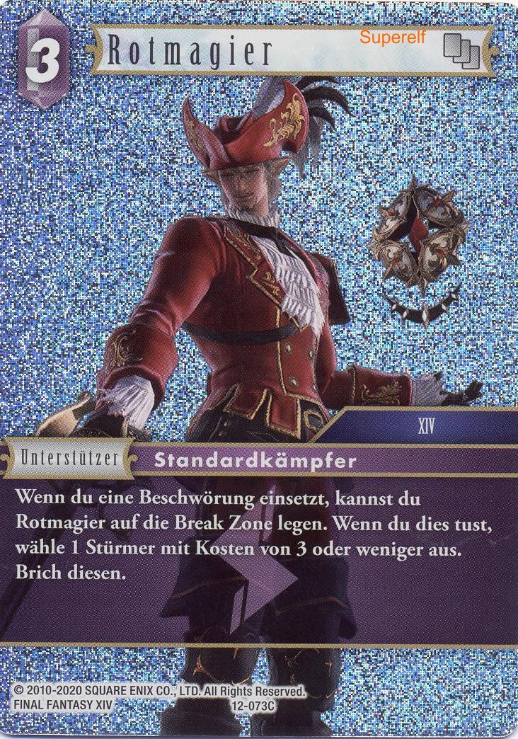 Final Fantasy Opus 12-073 C Rotmagier Blitz