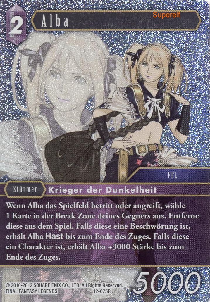 Final Fantasy Opus 12-075 R Alba Blitz