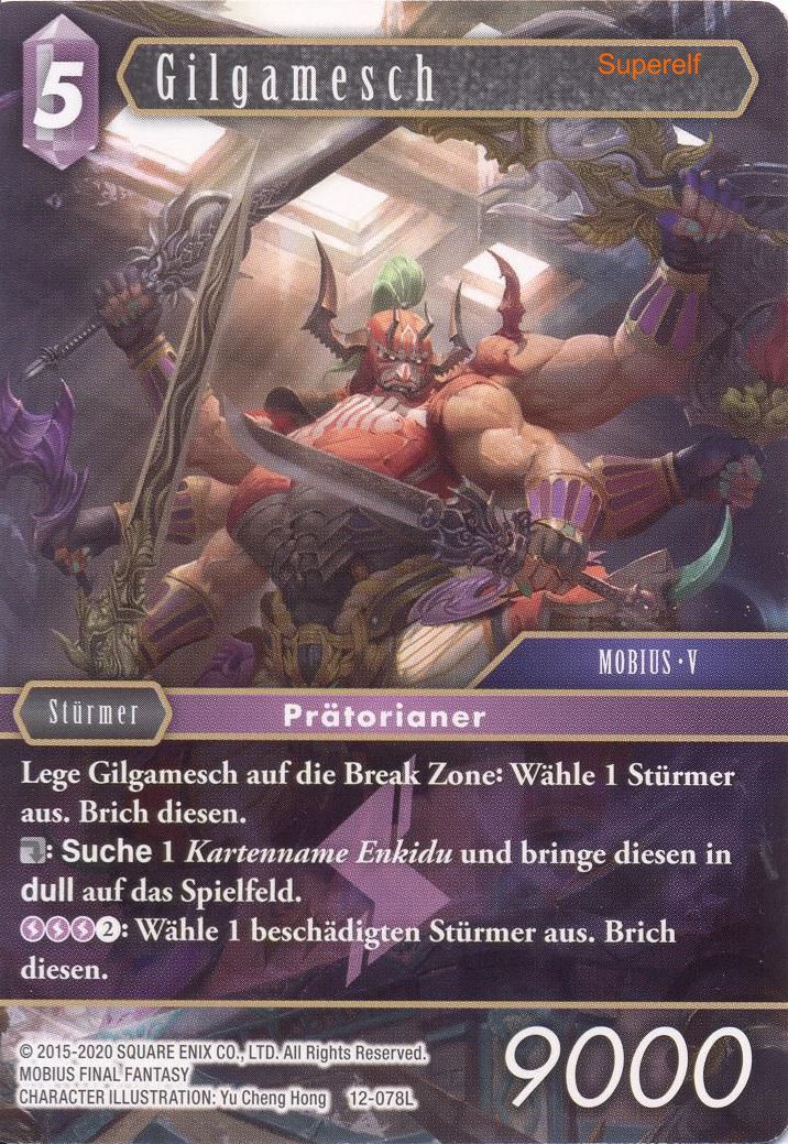 Final Fantasy Opus 12-078 L Gilgamesch Blitz