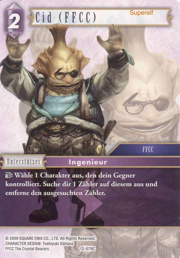 Final Fantasy Opus 12-079 C Cid (FFCC) Blitz
