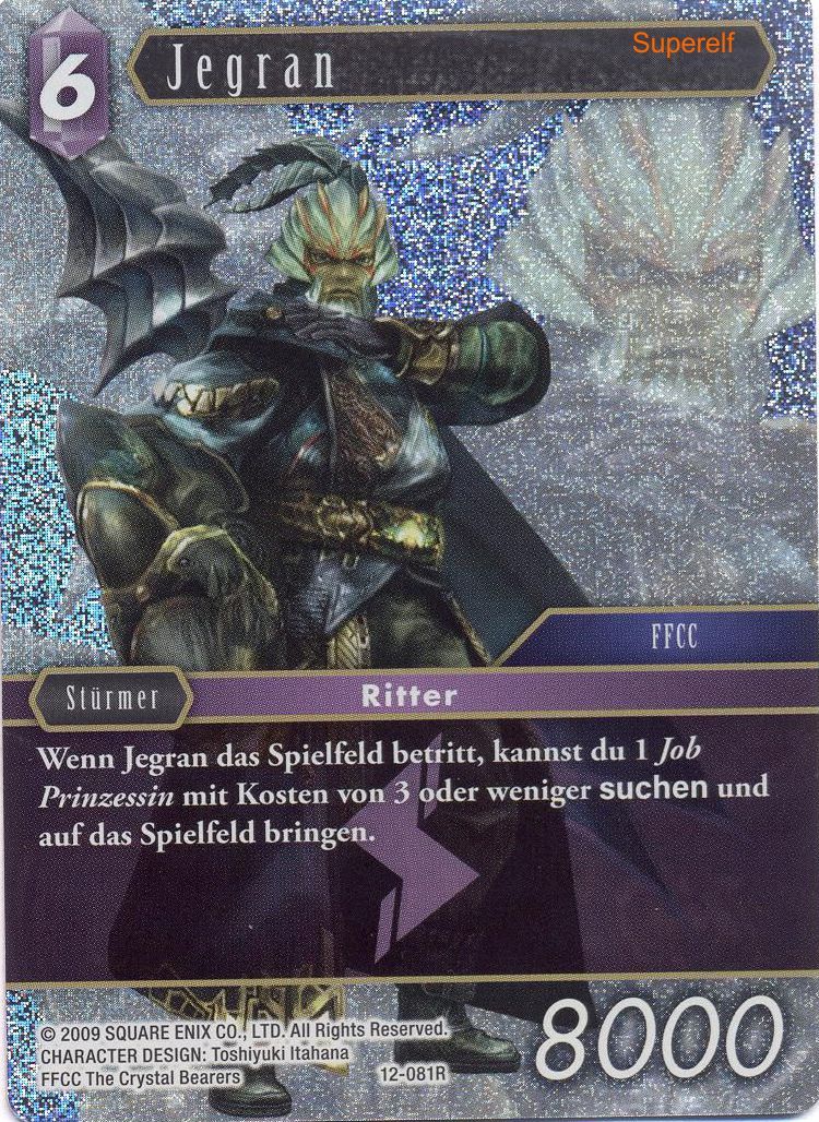 Final Fantasy Opus 12-081 R Jegran Blitz