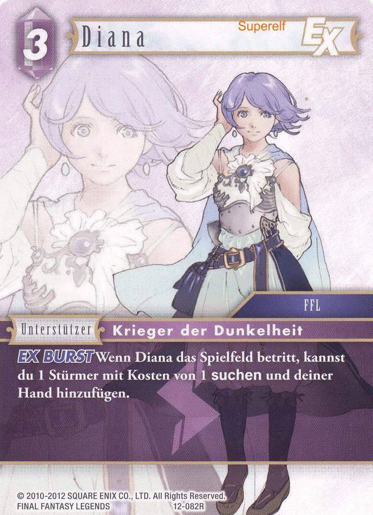 Final Fantasy Opus 12-082 R Diana Blitz
