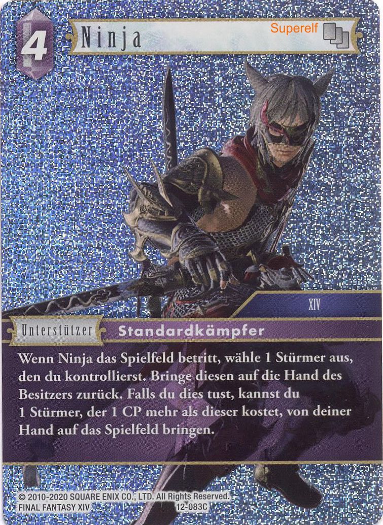 Final Fantasy Opus 12-083 C Ninja Blitz