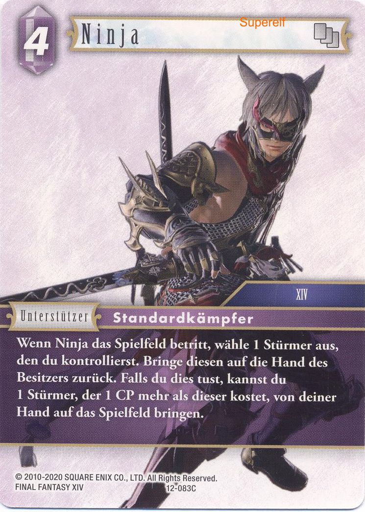 Final Fantasy Opus 12-083 C Ninja Blitz
