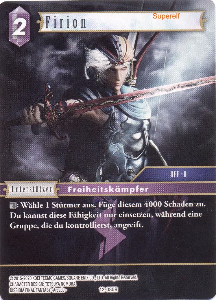 Final Fantasy Opus 12-085 R Firion Blitz
