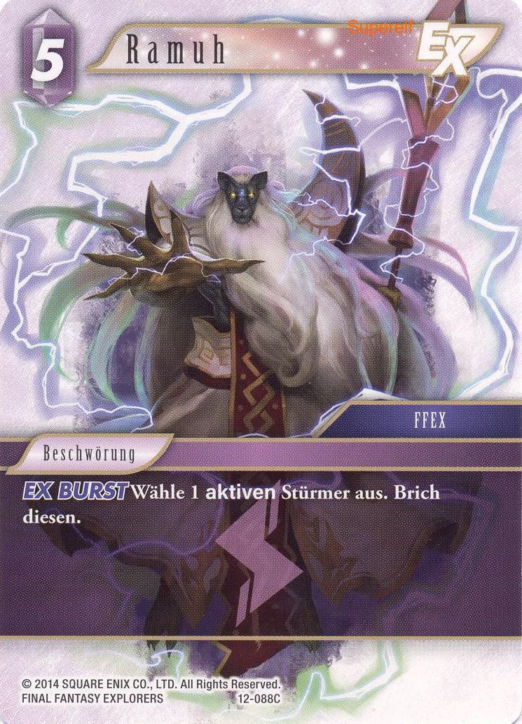 Final Fantasy Opus 12-088 C Ramuh Blitz