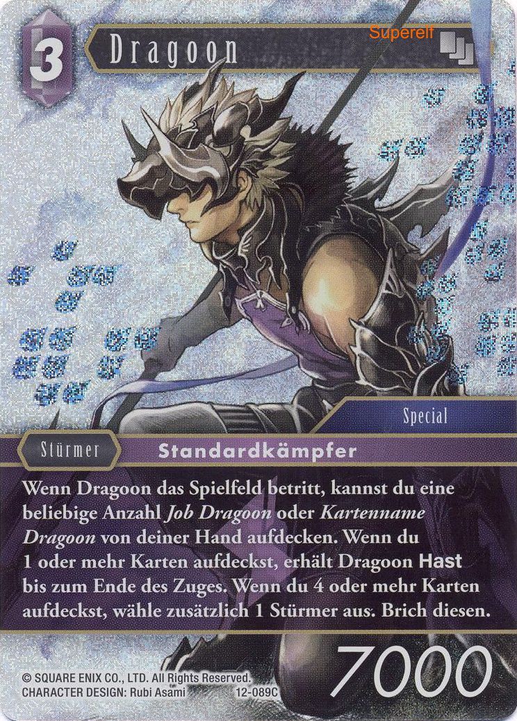 Final Fantasy Opus 12-089 C Dragoon Blitz