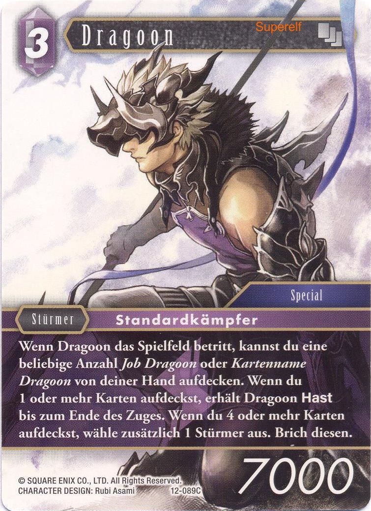 Final Fantasy Opus 12-089 C Dragoon Blitz
