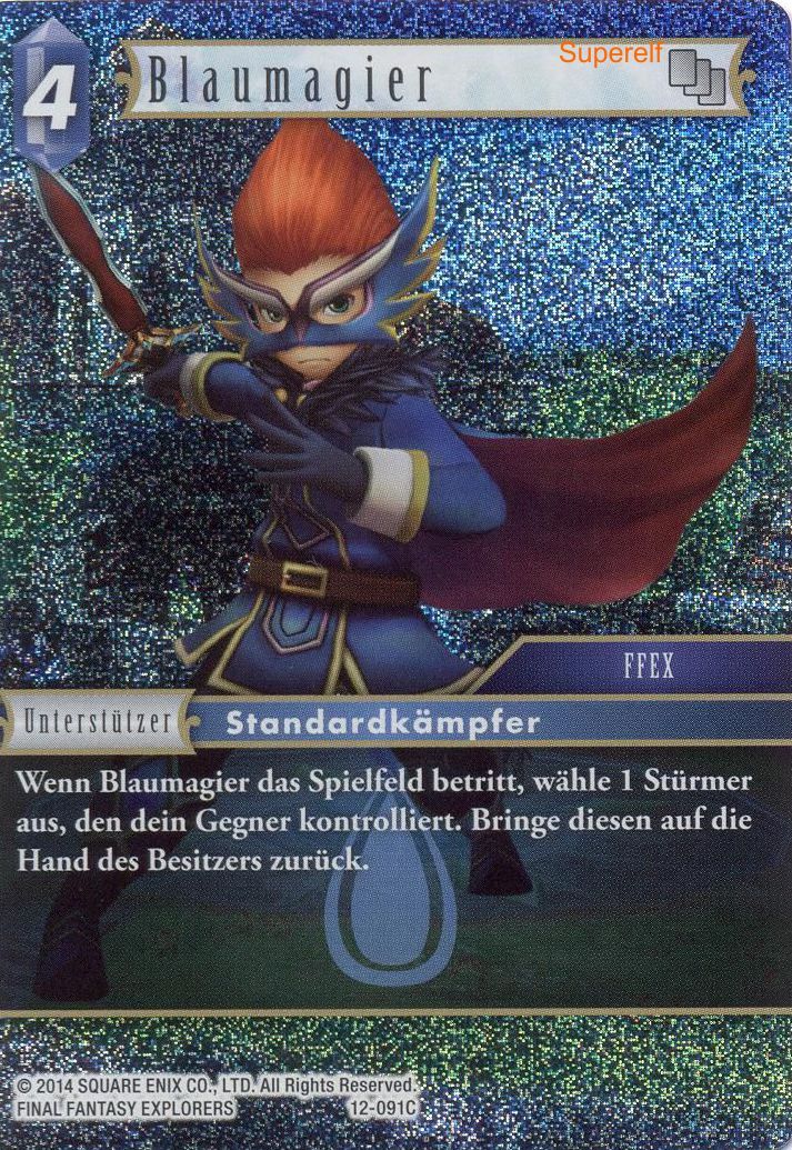 Final Fantasy Opus 12-091 C Blaumagier Wasser