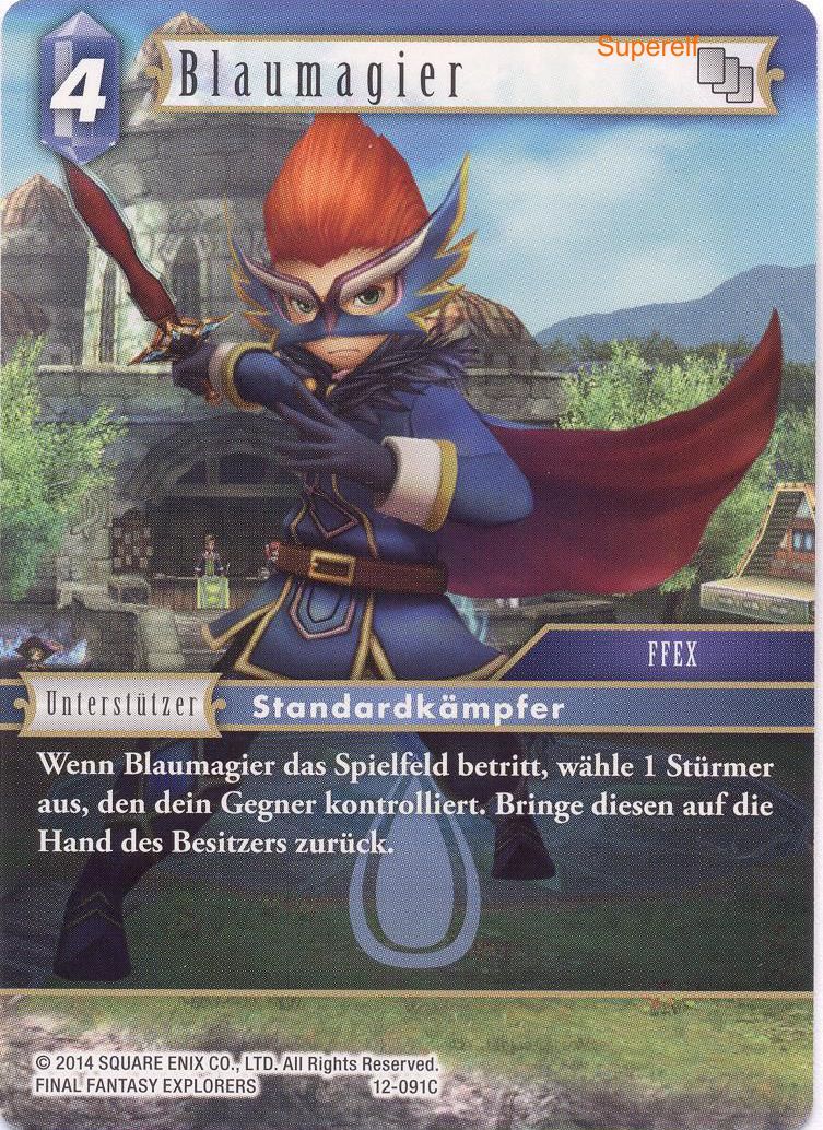 Final Fantasy Opus 12-091 C Blaumagier Wasser
