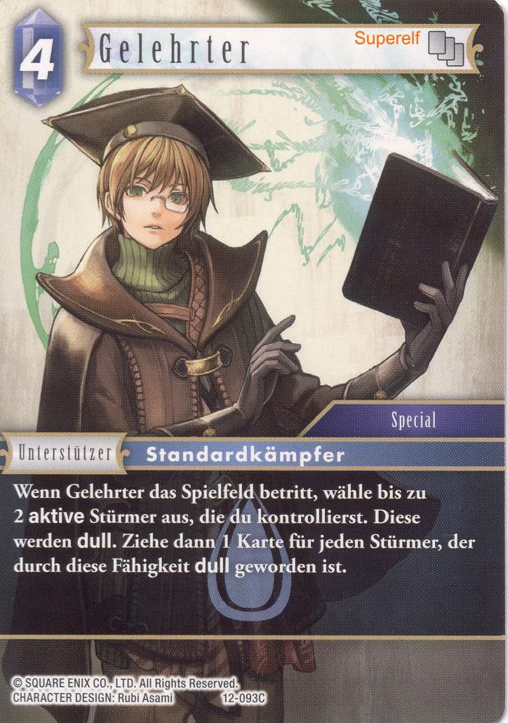 Final Fantasy Opus 12-093 C Gelehrter Wasser