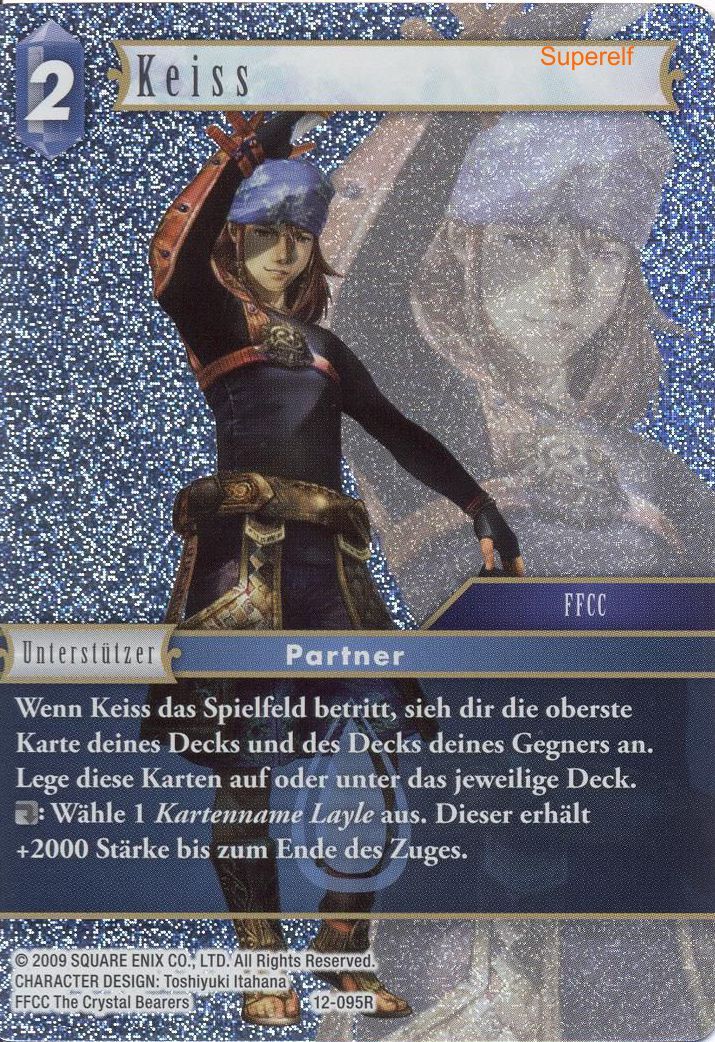 Final Fantasy Opus 12-095 R Keiss Wasser