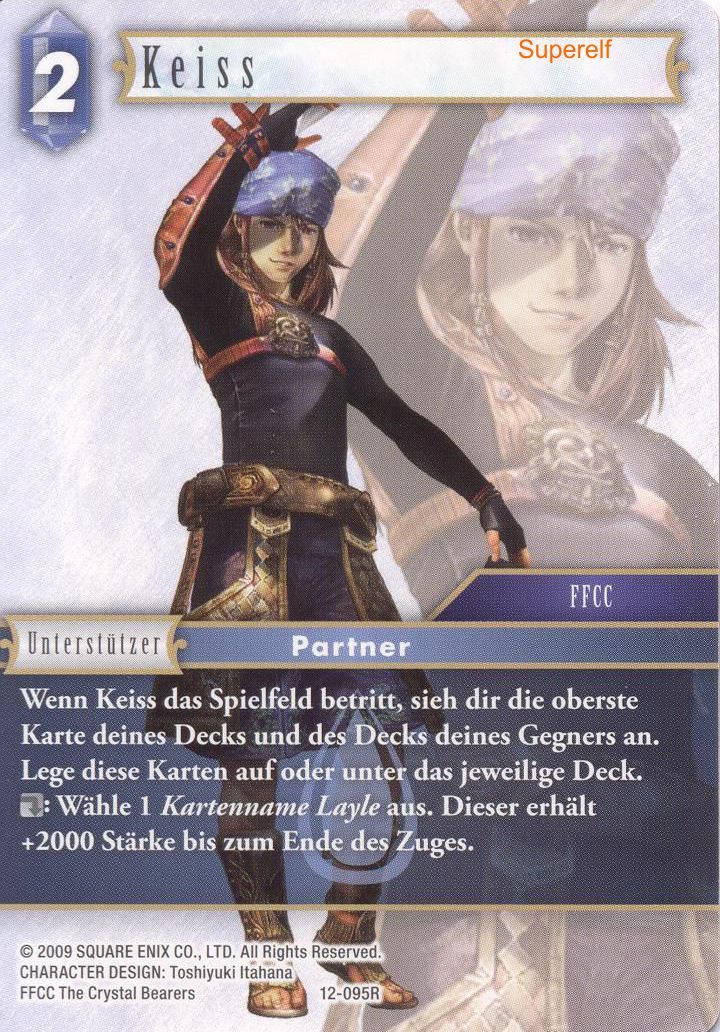 Final Fantasy Opus 12-095 R Keiss Wasser
