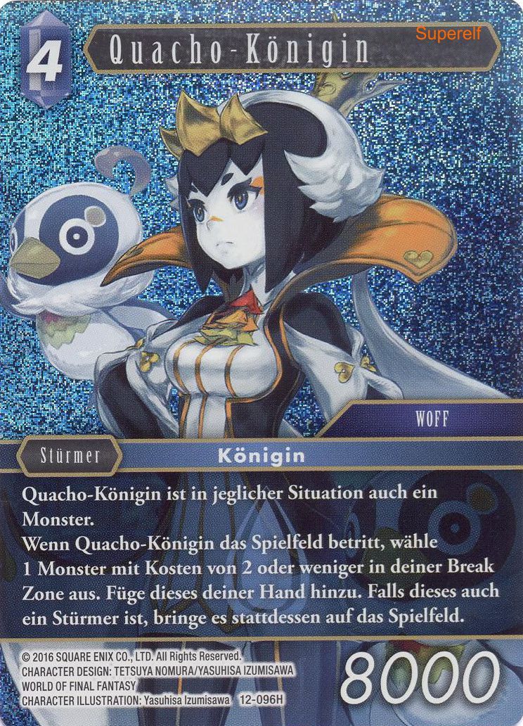 Final Fantasy Opus 12-096 H Quacho-Königin Wasser