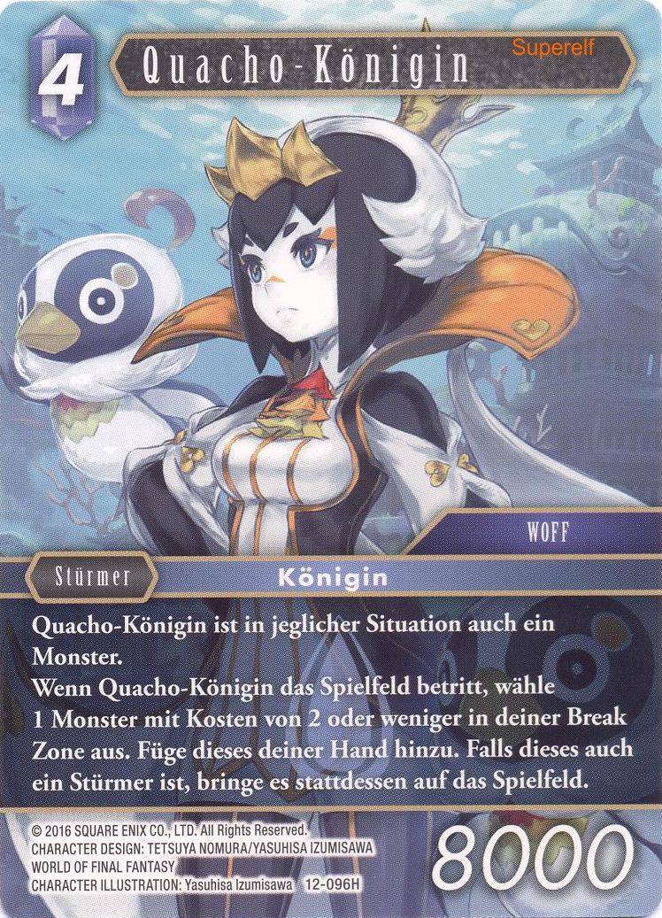Final Fantasy Opus 12-096 H Quacho-Königin Wasser