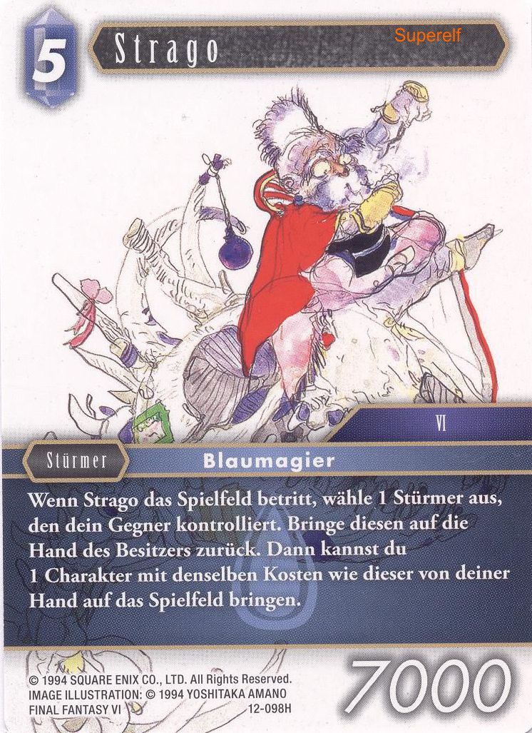 Final Fantasy Opus 12-098 H Strago Wasser