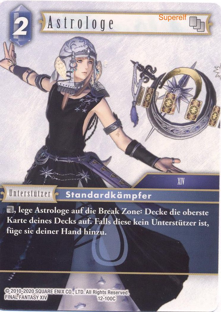Final Fantasy Opus 12-100 C Astrologe Wasser